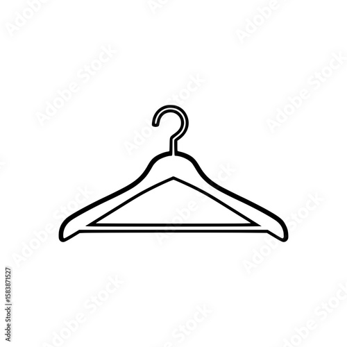Outline Hanger Vector Icon