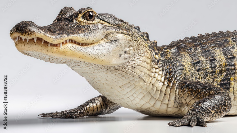 Fototapeta premium Close-up of a young alligator