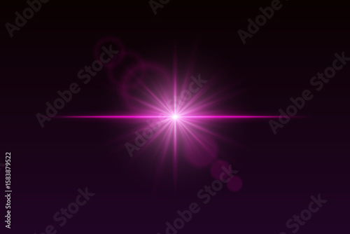 Wallpaper Mural Soft light burst with glow beams and subtle flare rings. Central shine effect for magical visual scenes or transitions. Torontodigital.ca