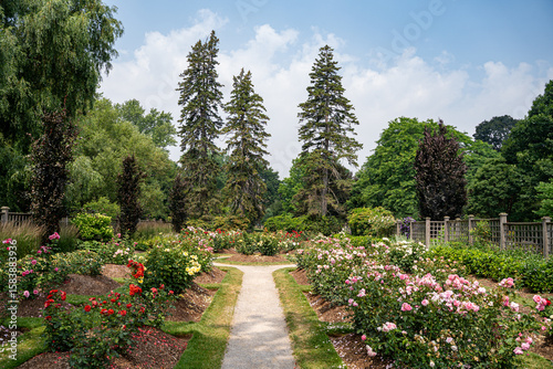 Canvas Print View of Gairloch Gardens in Oakville.