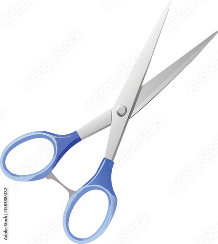 Illustrative Cut Precision tool with blue handles for craft and office tasks to cut with ease 