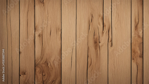 Close-up of a seamless wooden panel background. Natural wood texture. Wooden planks. Wood grain pattern.