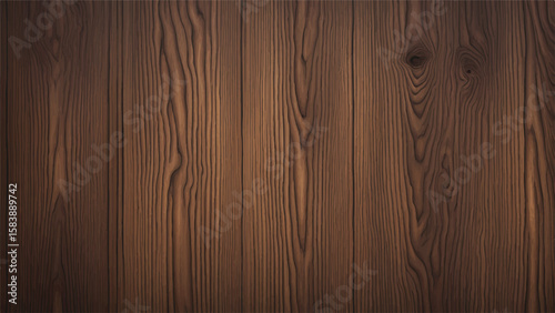 Dark Wooden Plank Background with Natural Texture and Wood Grain Detail. Wooden background. 
