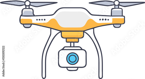 Aerial View Exploring the World with a Drone, showcasing cutting-edge unmanned aerial technology 