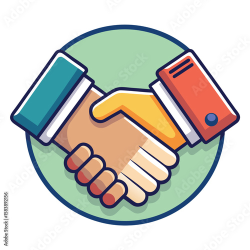 Sealing the Deal A Handshake Representing Partnership and Mutual Agreement for Success