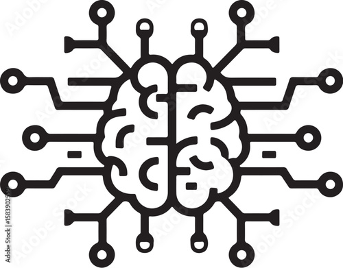 Artificial intelligence brain network connection technology