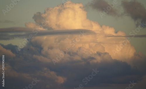 Cloud at sunset
