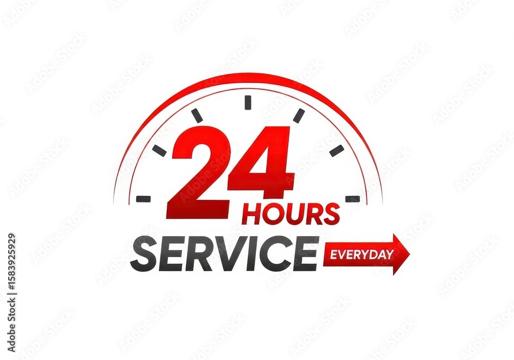 247 Service Everyday Support Graphic for Websites Businesses 247 Service Everyday Support Graphic for Websites Businesses