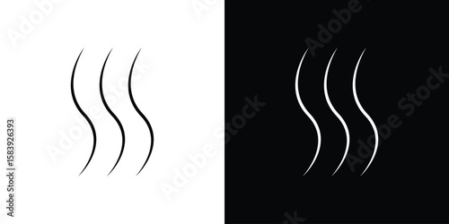 Hot icon for concept and graphic design. Collection of high quality black style vector icons