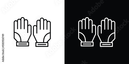 Gloves icon for concept and graphic design. Collection of high quality black style vector icons