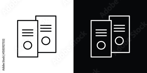 Data center icon for concept and graphic design. Collection of high quality black style vector icons