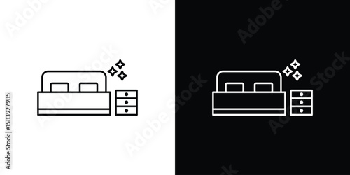 Clean Room icon for concept and graphic design. Collection of high quality black style vector icons