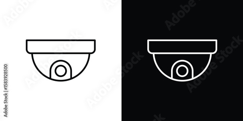CCTV icon for concept and graphic design. Collection of high quality black style vector icons
