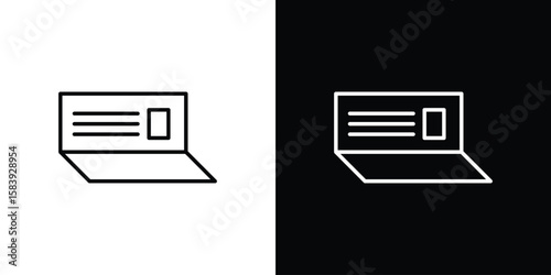 Bankbook icon for concept and graphic design. Collection of high quality black style vector icons