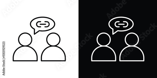 Affiliate link icon for concept and graphic design. Collection of high quality black style vector icons