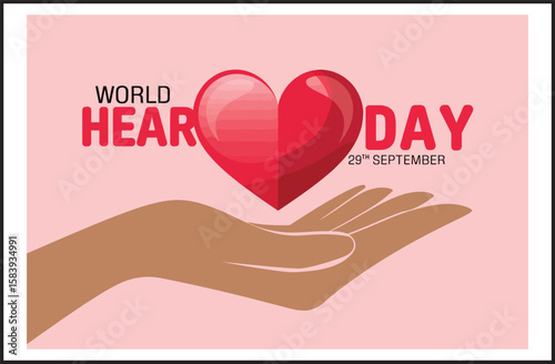 World Heart Day Hands Holding Heart - September 29 Health Awareness