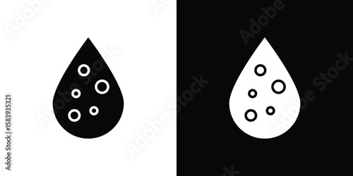 Leukemia icon glyphs vectors. Web flat pack.