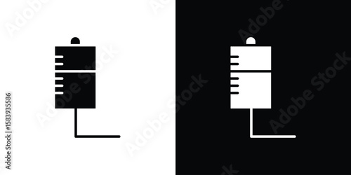 Intravenous icon glyphs vectors. Web flat pack.