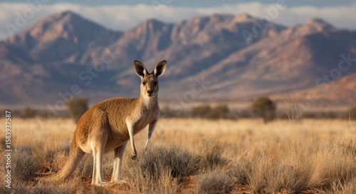 Wild Red Kangaroo in Flinders Ranges: A True Outback Experience of Australian Wildlife