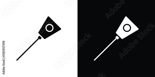 Car dipstick icon glyphs vectors. Web flat pack.