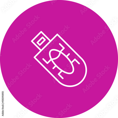 Boot Sector  Pink Circle  Icon Design