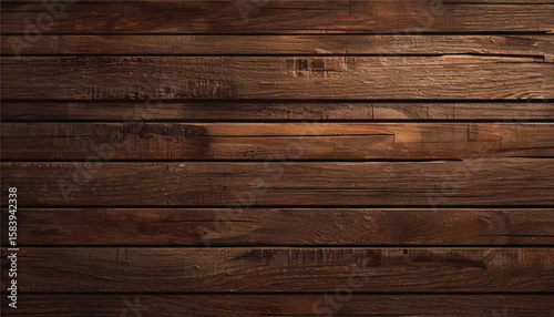 Close up of wall made of wooden planks. Wood plank texture background. Wood panels. Wooden background.