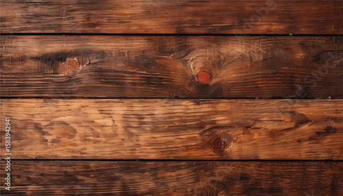 Close up of wall made of wooden planks. Wood plank texture background. Wood panels. Wooden background.