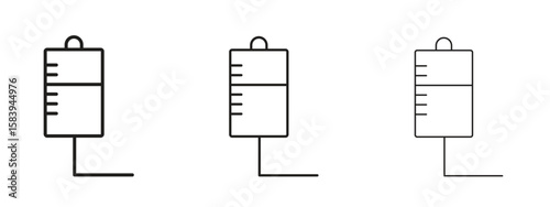 Intravenous icon for Website or Apps Elements, Logo. Pixel vector graphics