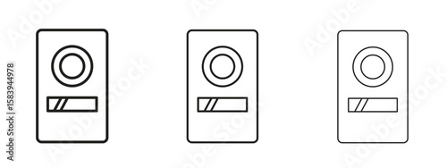Intercom icon for Website or Apps Elements, Logo. Pixel vector graphics