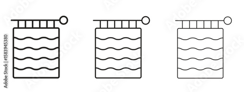 Handloom icon for Website or Apps Elements, Logo. Pixel vector graphics
