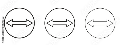 Diameter icon for Website or Apps Elements, Logo. Pixel vector graphics