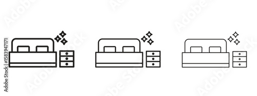 Clean Room icon for Website or Apps Elements, Logo. Pixel vector graphics
