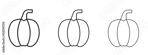 Capsicum icon for Website or Apps Elements, Logo. Pixel vector graphics