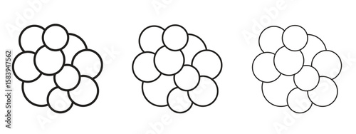 Cancer icon for Website or Apps Elements, Logo. Pixel vector graphics
