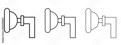 Anesthesia icon for Website or Apps Elements, Logo. Pixel vector graphics