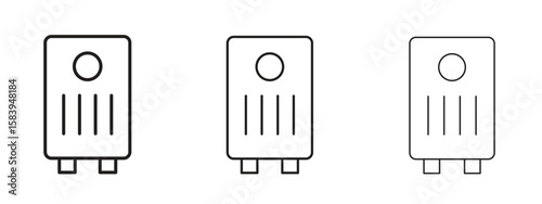 Air purifier icon for Website or Apps Elements, Logo. Pixel vector graphics