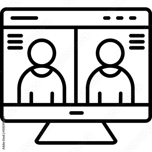 Video Conference Icon