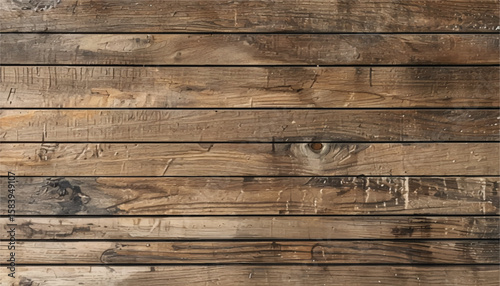 Close up of wall made of wooden planks. Wood plank texture background. Wood panels. Wooden background.