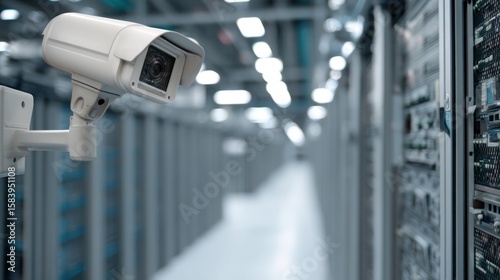 Security camera in modern data center data protection and technology