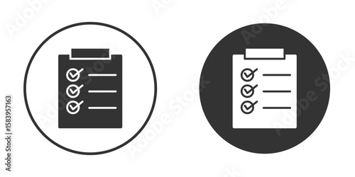Requirements icon simple solid style concept. Clipart vectors