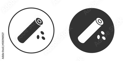 Blood vessel icon simple solid style concept. Clipart vectors
