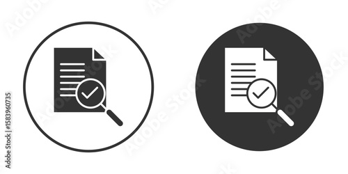 Auditors icon simple solid style concept. Clipart vectors