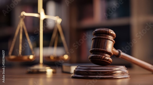 The gavel and scales of justice symbolizing fairness and accountability in law