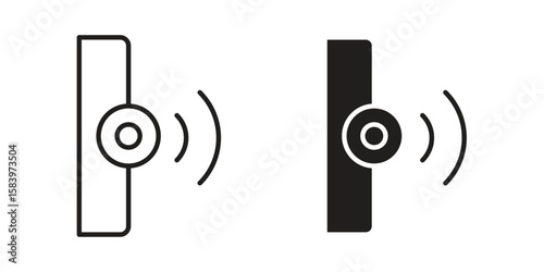 Infrared icon set line art and glyph design. Eps10