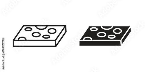 Halva icon set line art and glyph design. Eps10