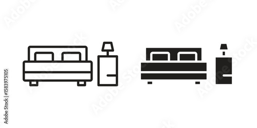 Clean Room icon set line art and glyph design. Eps10