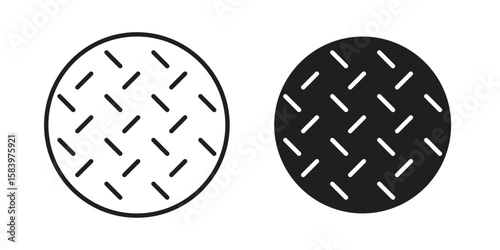 Anti skid feet icon set line art and glyph design. Eps10