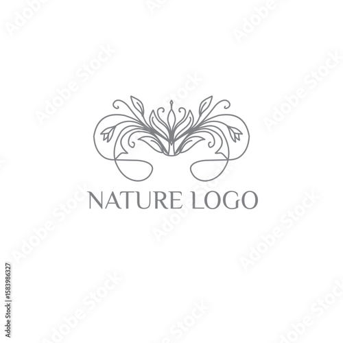 flower logo for cosmetics