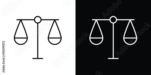 Economies of scale icon simple vector pictogram. black and white icon concept