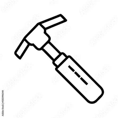 Chisel tool with ergonomic handle for woodworking and crafts  